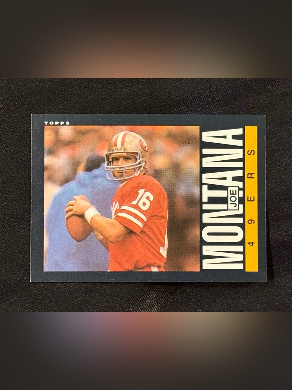 Joe Montana #157 Topps, HOF, 1985, San Francisco 49ers, MT/NM, Superbly Centered